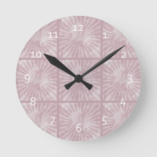 Elegant Sunburst Runde Wanduhr
