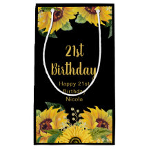 Elegant Sunflowers and Foliage Birthday Party