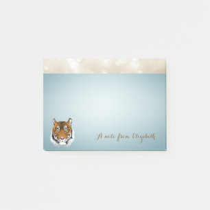 Elegant Süß Lieblich Stylisch ,Tiger,Personalisier Post-it Klebezettel
