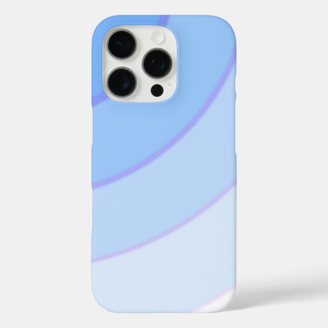 Elegant Swirl Ombre iPhone 16 Fall Pro Hülle (Rückseite)