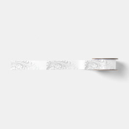 Elegant Swirl Ribbon - Silber Satinband