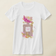 Elégant T-shirt Parties scintillant rose