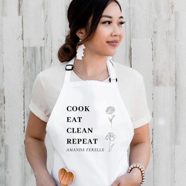 Élégant tablier Cuisine Personnalisée (Créateur téléchargé)