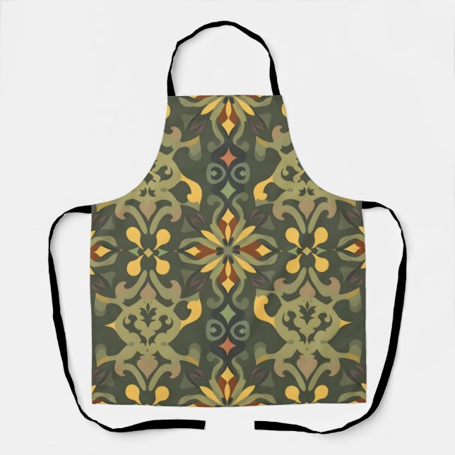 Élégant tablier intérieur avec Pa couleur sans fil (Recto)