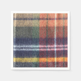 Elegant Tartan Paper Napkin Serviette