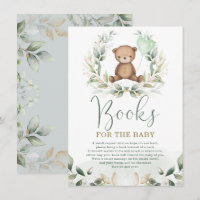 Elegant Teddy Bear Greenerity Gold Bücher für Baby