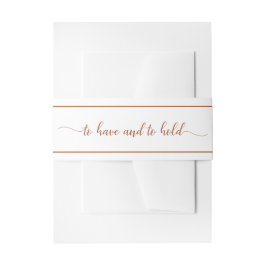 Elegant Terra Cotta zu haben und Hochzeit zu halte Einladungsbanderole