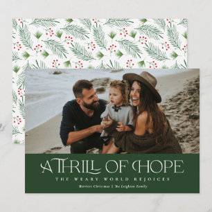Elegant Thrill of Hope Foto Weihnachten