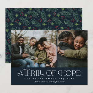 Elegant Thrill of Hope Two Foto Weihnachten