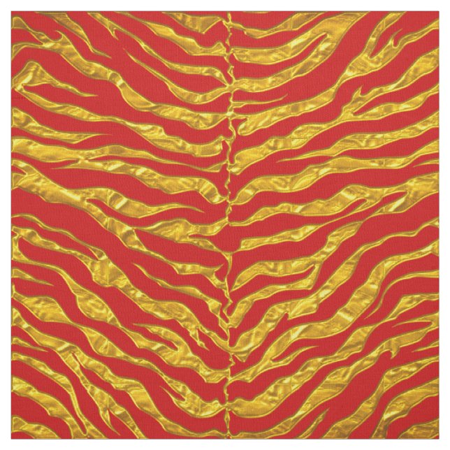 Élégant tissu d'impression de tigre (Échantillon)