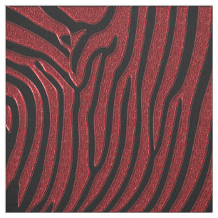 Élégant tissu d'impression Zebra