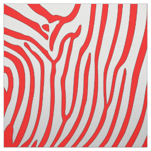 Elégant tissu d'impression Zebra