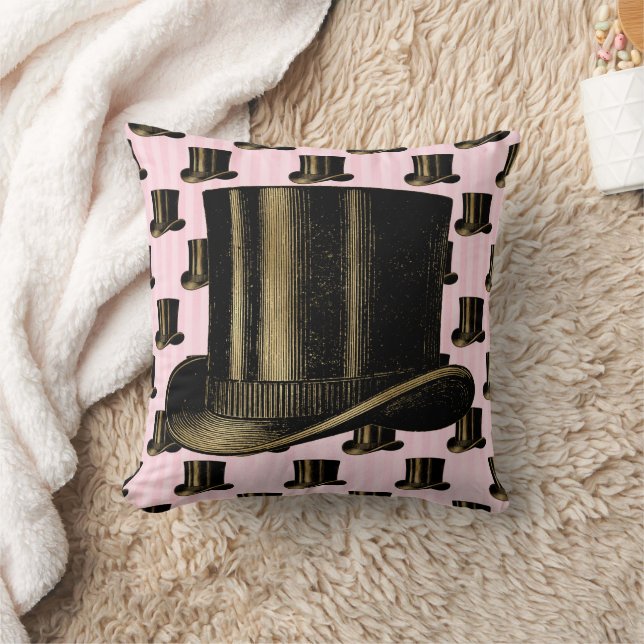 Elegant Top Hat Kissen (Decke)