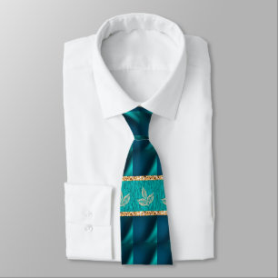 Elegant Trendy Aquamarin Krawatte