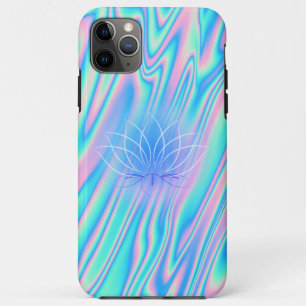 Elegant Trendy Lotus Holographic Case-Mate iPhone Hülle