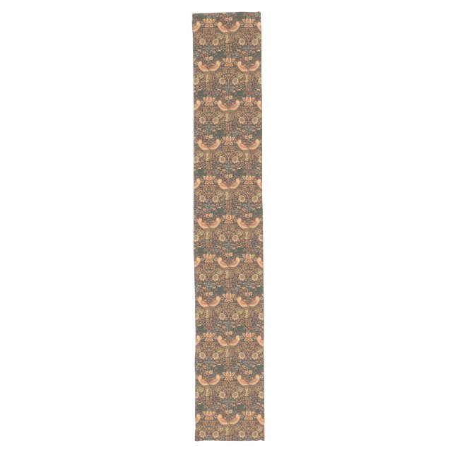 Elegant Trendy William Morris Großer Tischläufer (Vorderseite)