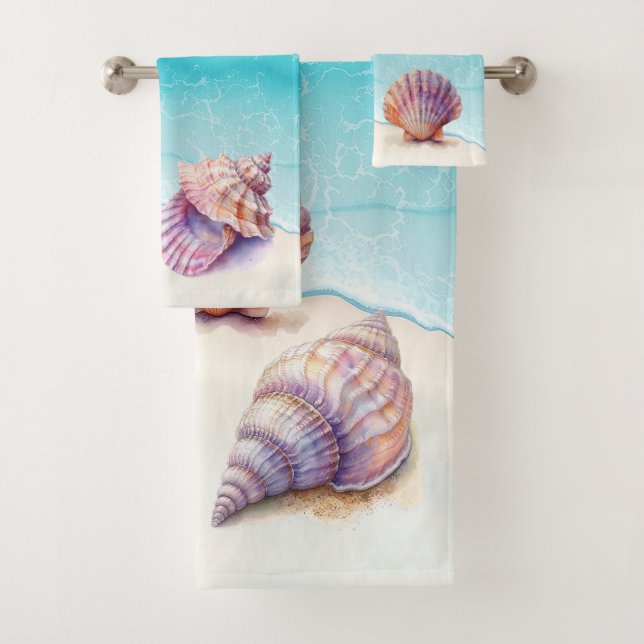 Elégant Tropical Beach Seashells Pearls Nautique (En situation)