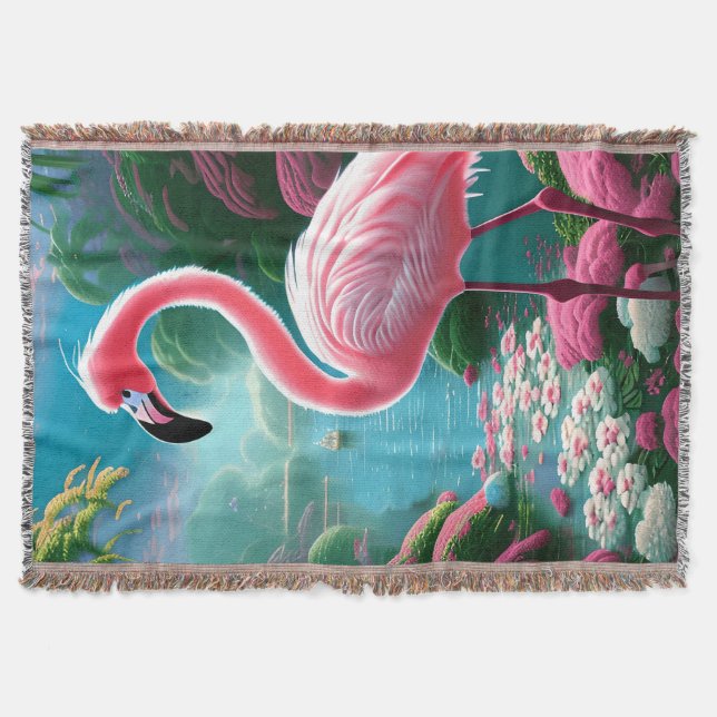 Elegant Tropical Flamingo-70852 Decke (Vorderseite)
