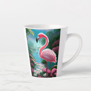 Elegant Tropical Flamingo-70852 Milchtasse