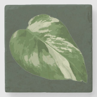 Elegant Tropical Leaf – Rare Plant Art Steinuntersetzer
