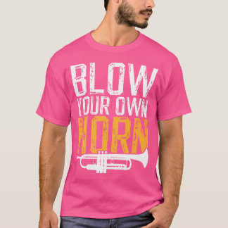 Elegant Trumpet Player Jazz Orchestra Marching Ban T-Shirt