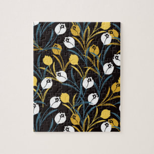 Elegant Tulip Floral Muster