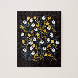 Elegant Tulip Floral Muster