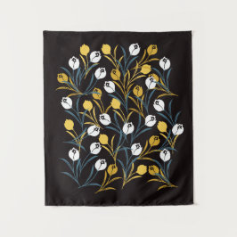 Elegant Tulip Floral Muster Wandteppich