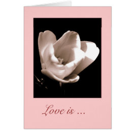 Elegant Tulip 'Liebe ist .... Blankokarte