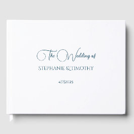 Elegant Typogrphy Gästebuch