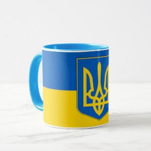Elegant Ukraine Flag Wrap-Around Tasse