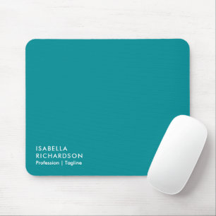 Elegant und modern Aquamarin Mousepad