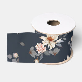 Elegant und zeitlos, floral ripsband