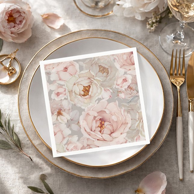 Elegant und zeitlos, floral serviette (Von Creator hochgeladen)