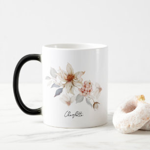 Elegant und zeitlos, floral verwandlungstasse