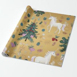 Elegant Unicorn Wrapping Paper  Geschenkpapier