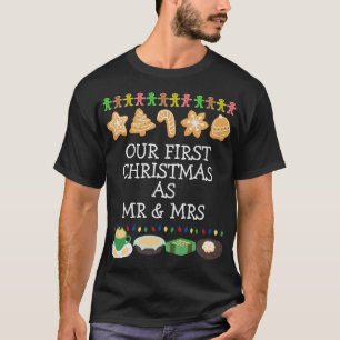 Elegant unsere ersten Weihnachten als Mr. und Mrs. T-Shirt