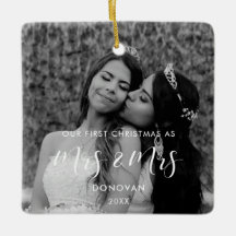 Elegant Unsere ersten Weihnachten als Mrs. & Mrs.