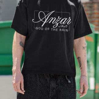 Elegant Urban Script Anzar North African Mythology T-Shirt
