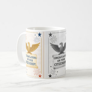 Élégant US Citoyenneté Félicitations mugs