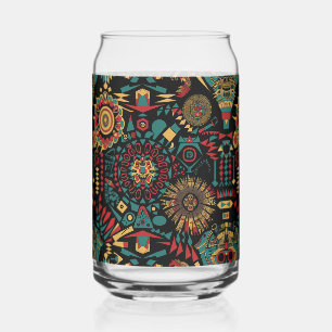 Élégant verre de Cobalt "Motifs inspirés du patrim
