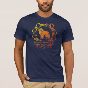 Elegant verwitterte Pyrenäen-Hunde T-Shirt