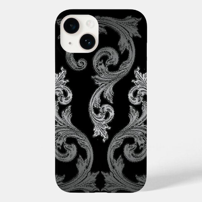 Elegant Verziert Goth Design iPhone 7 Fall title_seo2 (Rückseite)