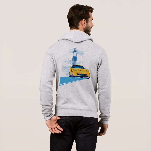 Elegant Vette Cappella Santa Maria degli Angeli Hoodie (Schwarz voll)
