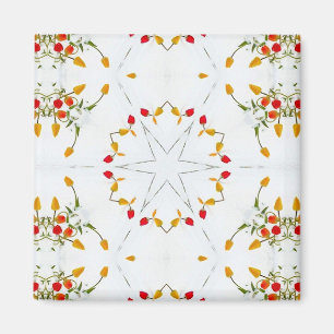Elegant Vintag floral Magnet