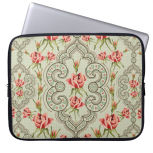 Elegant Vintag Seamless floral Hintergrund Laptopschutzhülle