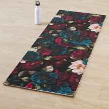 Elegant Vintag Vibe Dark Floral Botanical