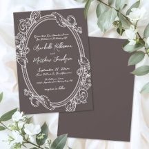 Elegant Vintage Brown Wedding