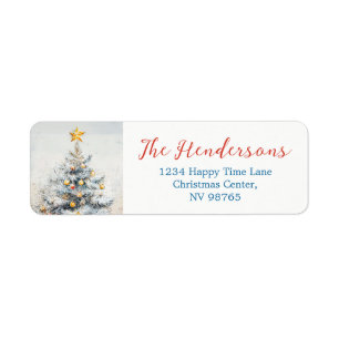 Elegant Vintage Christmas Tree