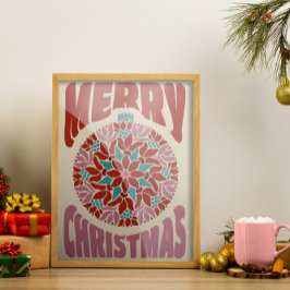 Elegant Vintage Christmas Whimsy Poster
